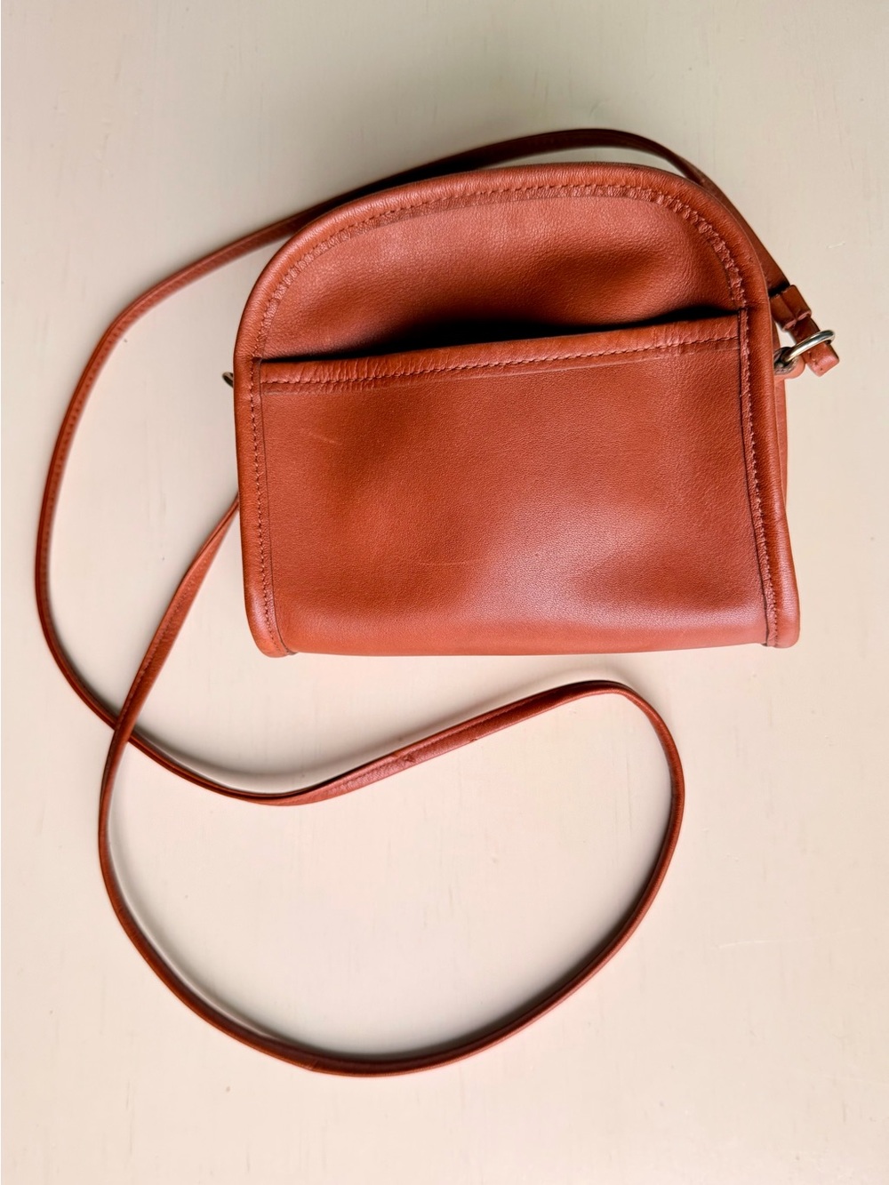 Vintage Coach Abbie Zip Crossbody Bag